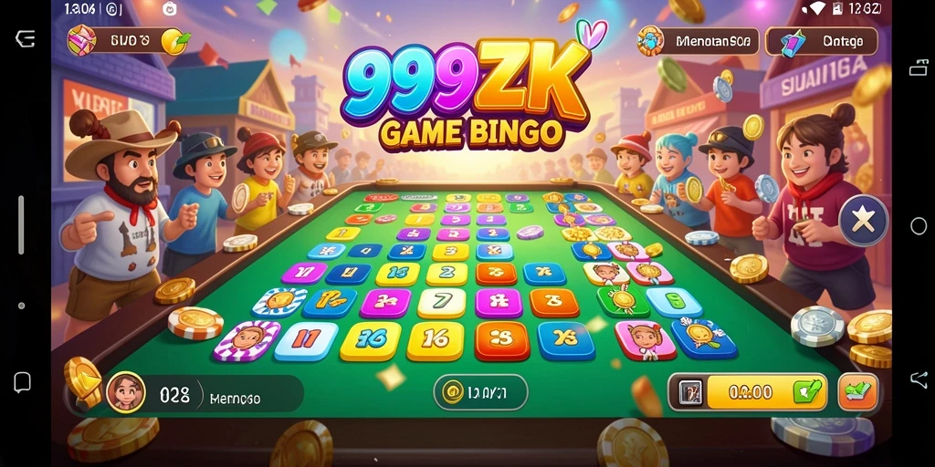 Screenshot gameplay <strong>999ZK</strong> menunjukkan keseruan bermain Bingo.