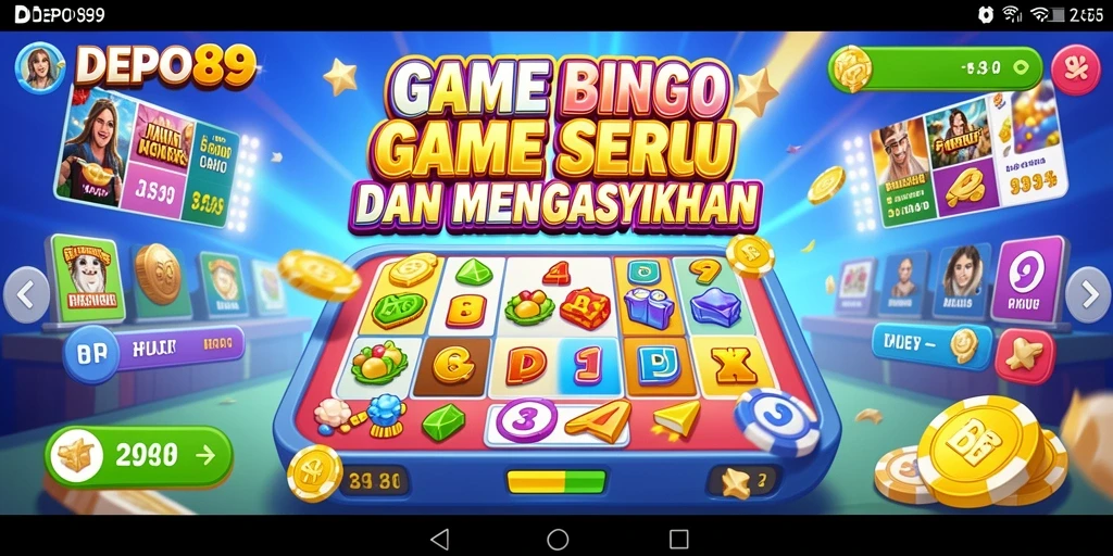 Tampilan gameplay Bingo yang menarik dan seru di DEPO89.
