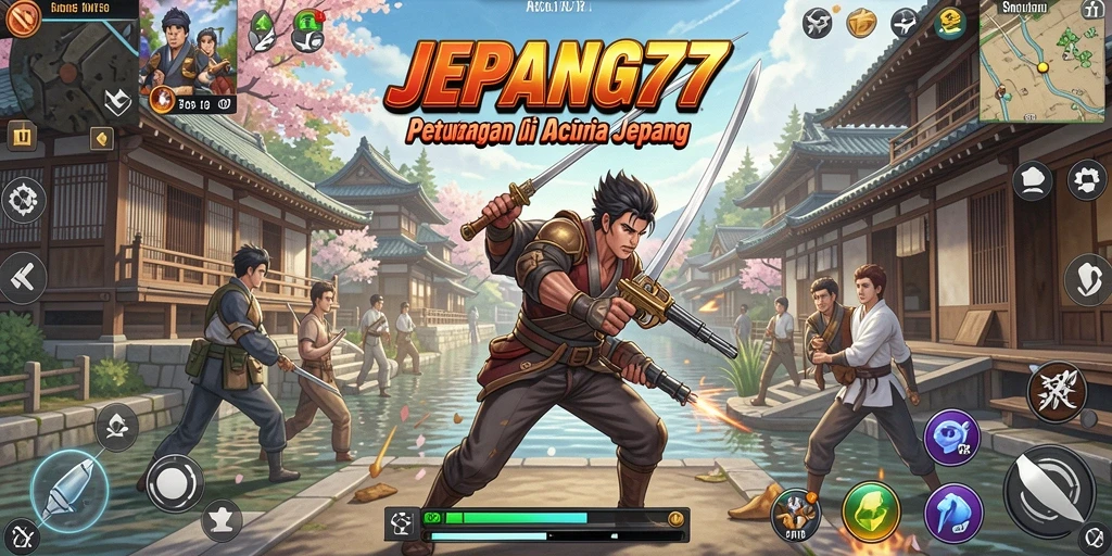 Gameplay <strong>JEPANG77</strong> yang penuh aksi dan tantangan.
