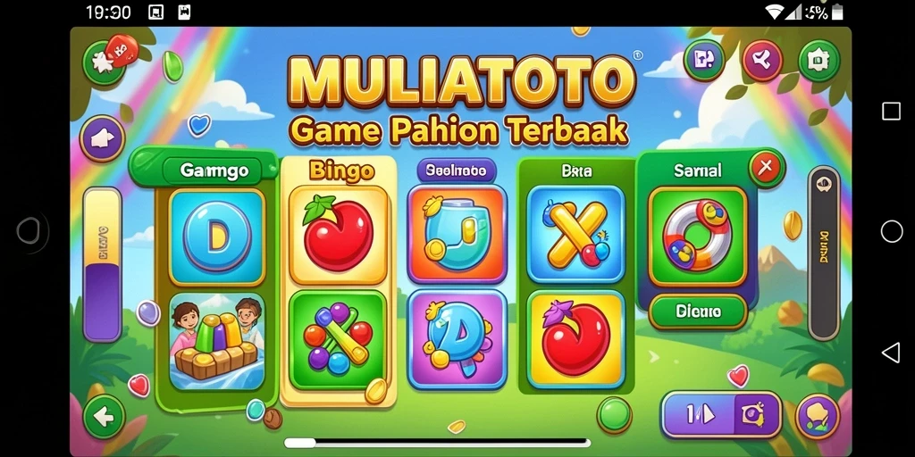 Tampilan menarik dari gameplay MULIATOTO Bingo yang memukau.