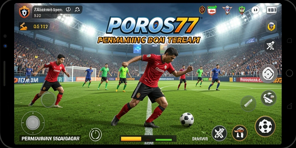 Tampilan gameplay menarik dari POROS77 dengan berbagai pilihan olahraga.